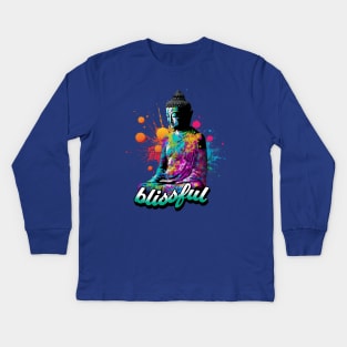 Blissful Buddha Kids Long Sleeve T-Shirt